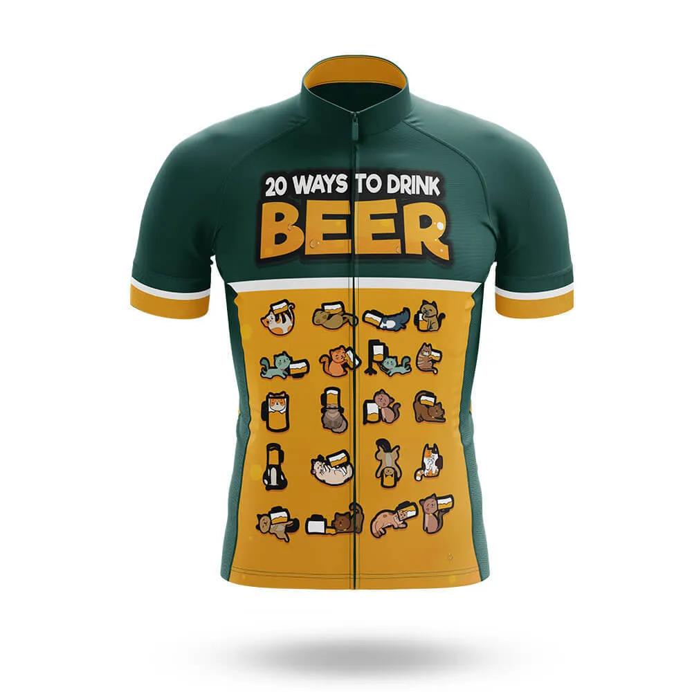 20 Ways To Drink Beer - Men's Cycling Kit