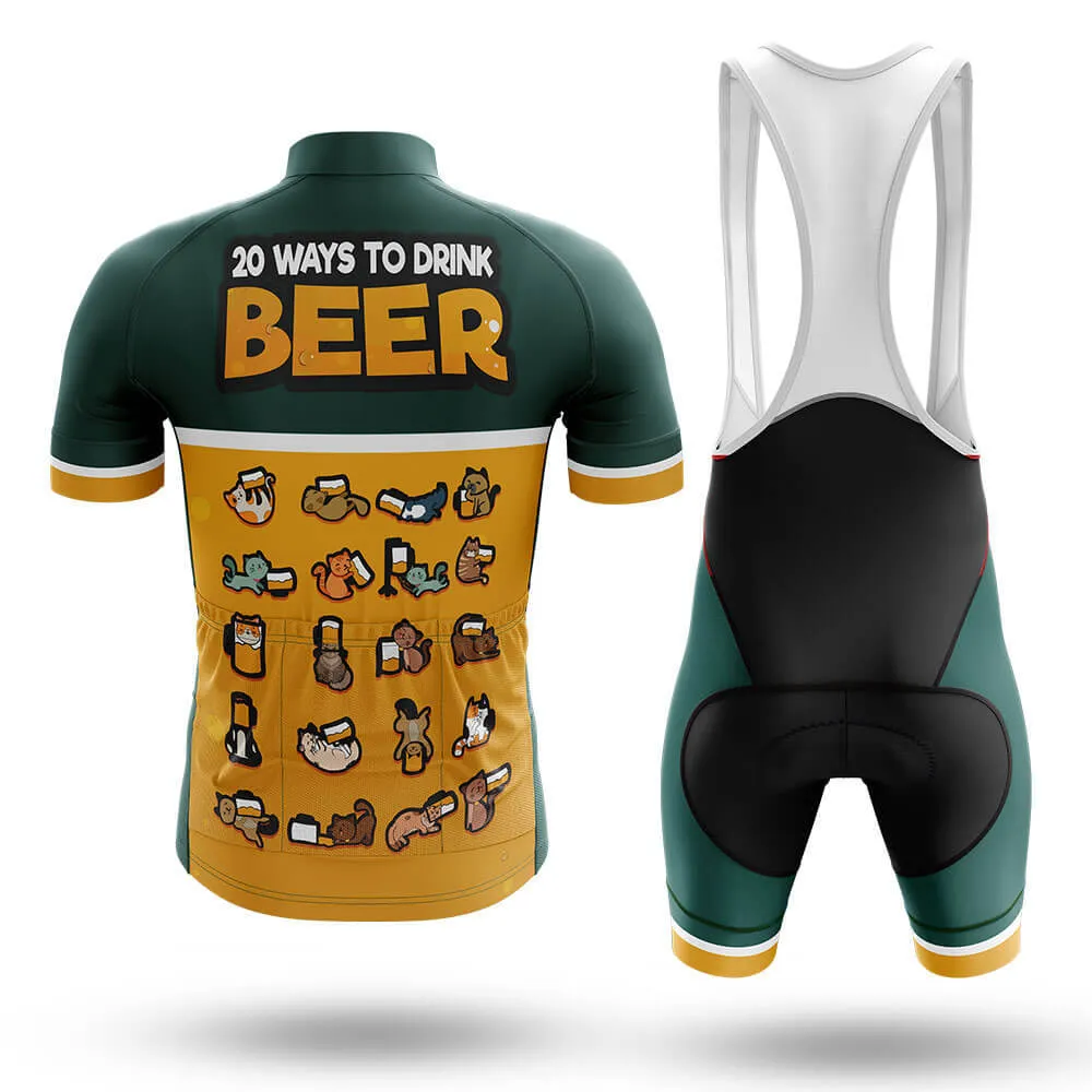 20 Ways To Drink Beer - Men's Cycling Kit