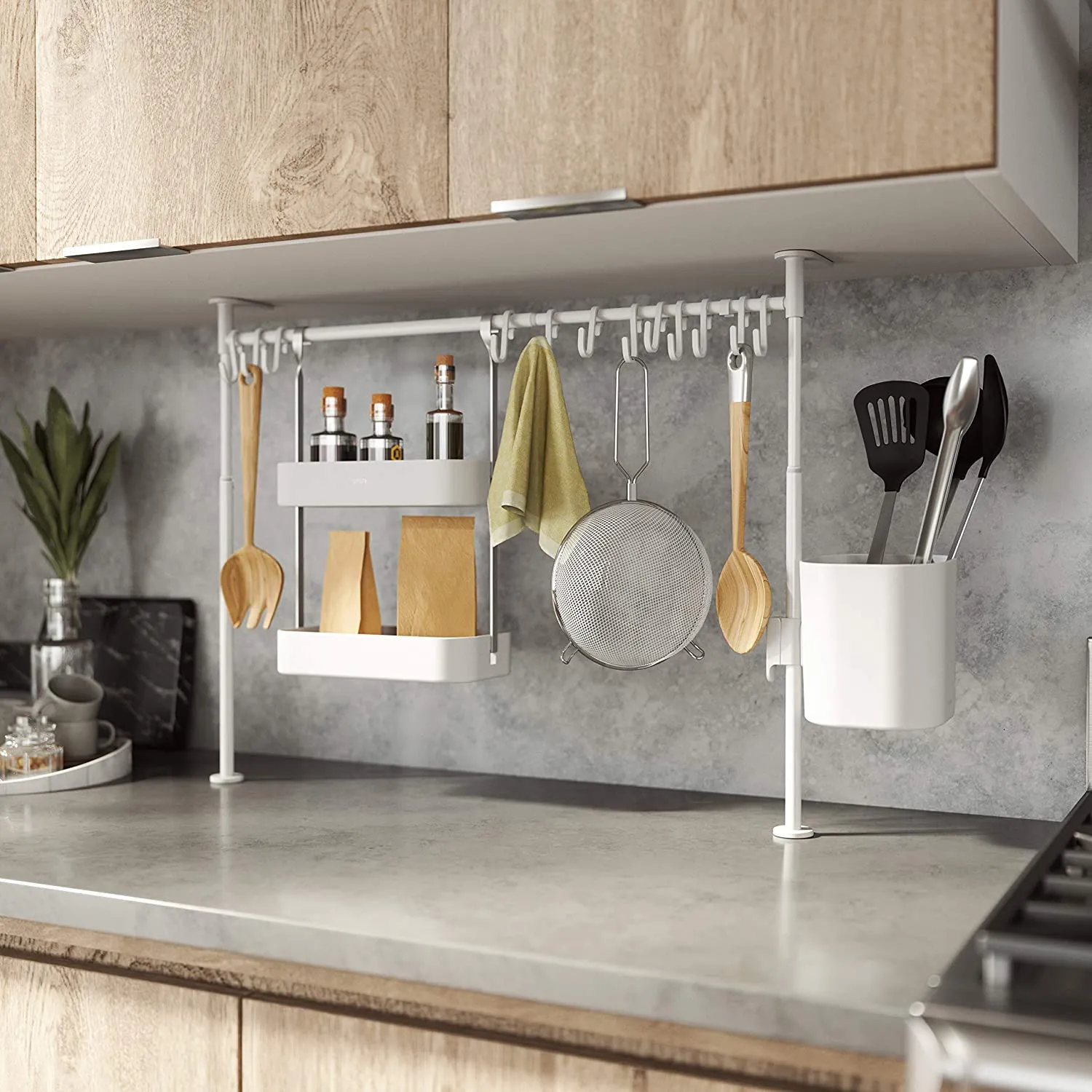 ANYWHERE TENSION KITCHEN ORGANIZER