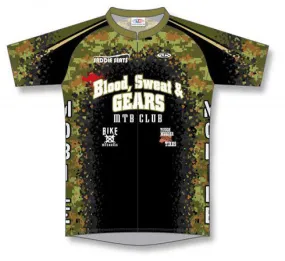 Athletic Knit Custom Cycling Jersey Design 1302