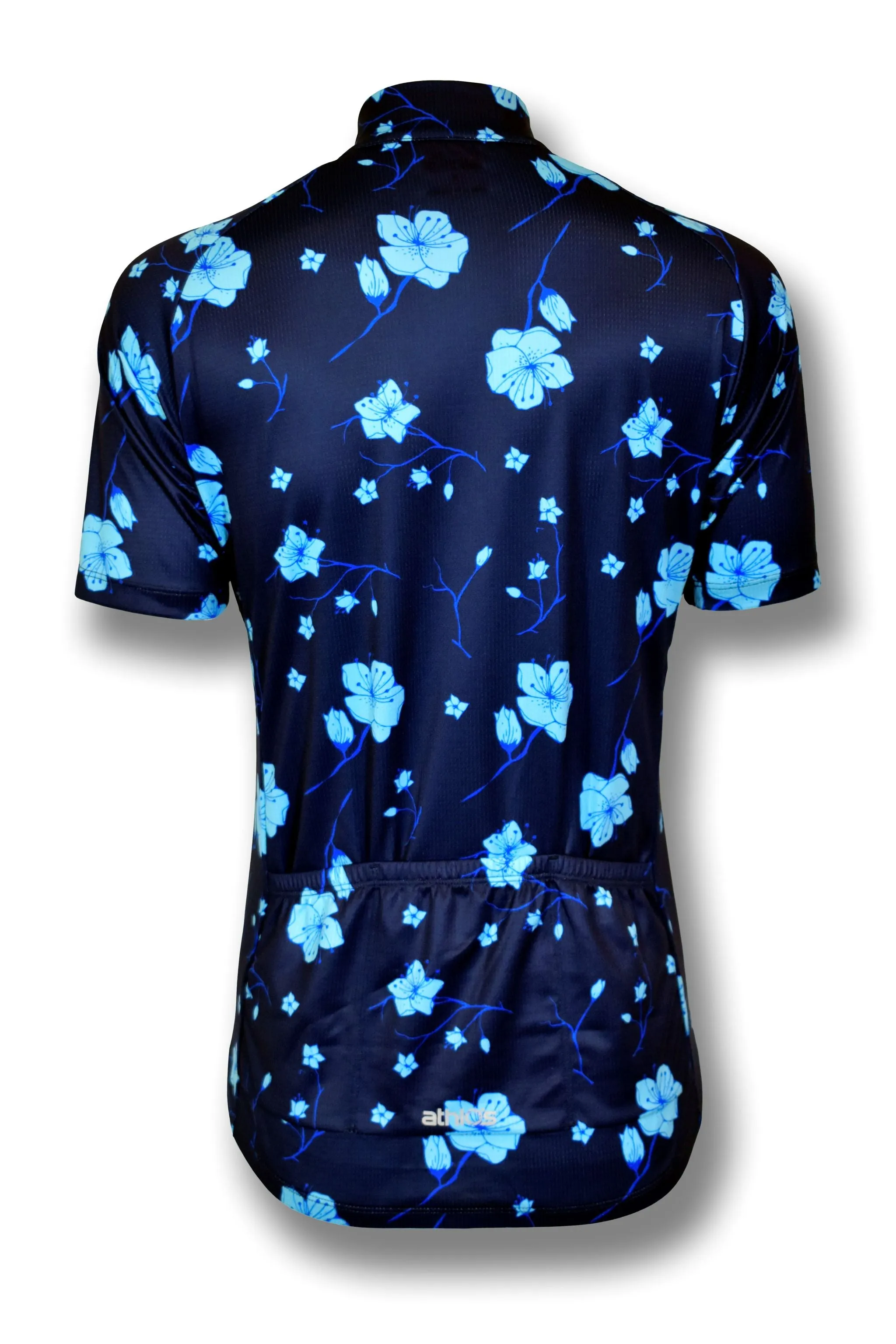 Athlos - Women's Blue Wild Flowers  Squad One Cycling Jersey