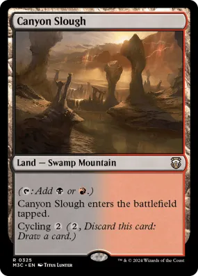 Canyon Slough (Ripple Foil) [Modern Horizons 3 Commander]