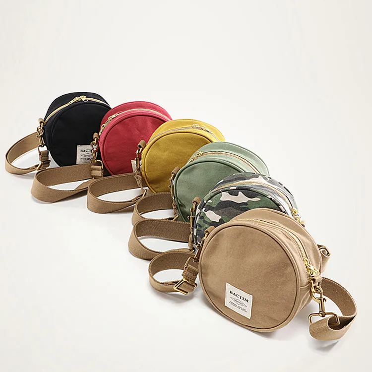 Chic Womens Red Canvas Shoulder Bags For Ladies Side Purse For Women