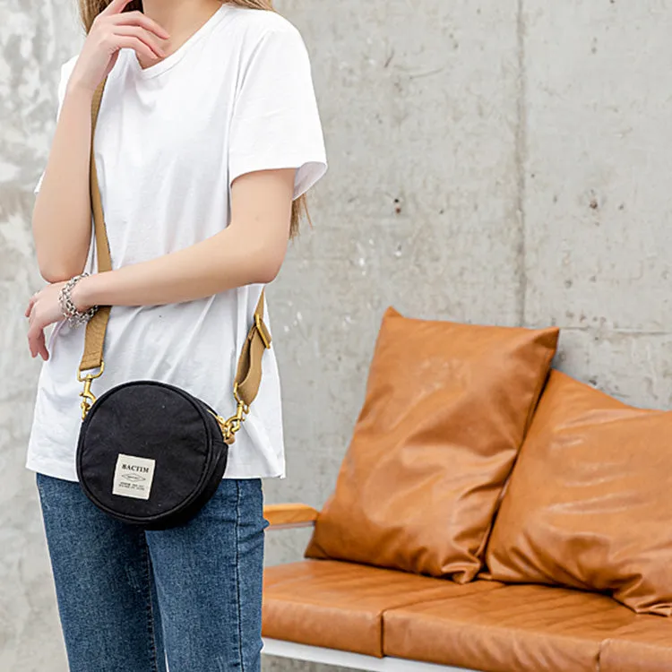 Chic Womens Red Canvas Shoulder Bags For Ladies Side Purse For Women