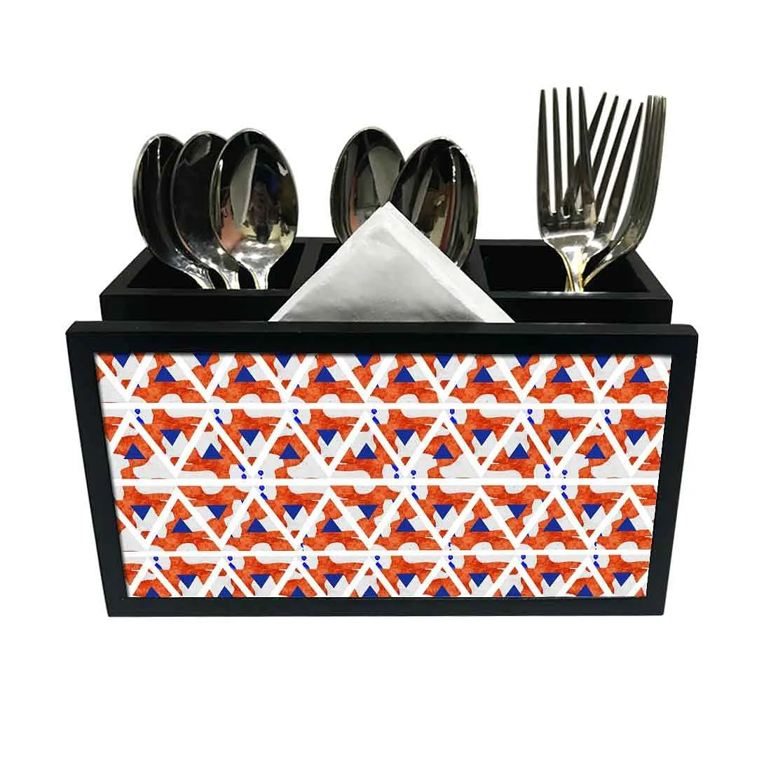 Cutlery Tissue Holder Napkin Stand -  Pattern Shade