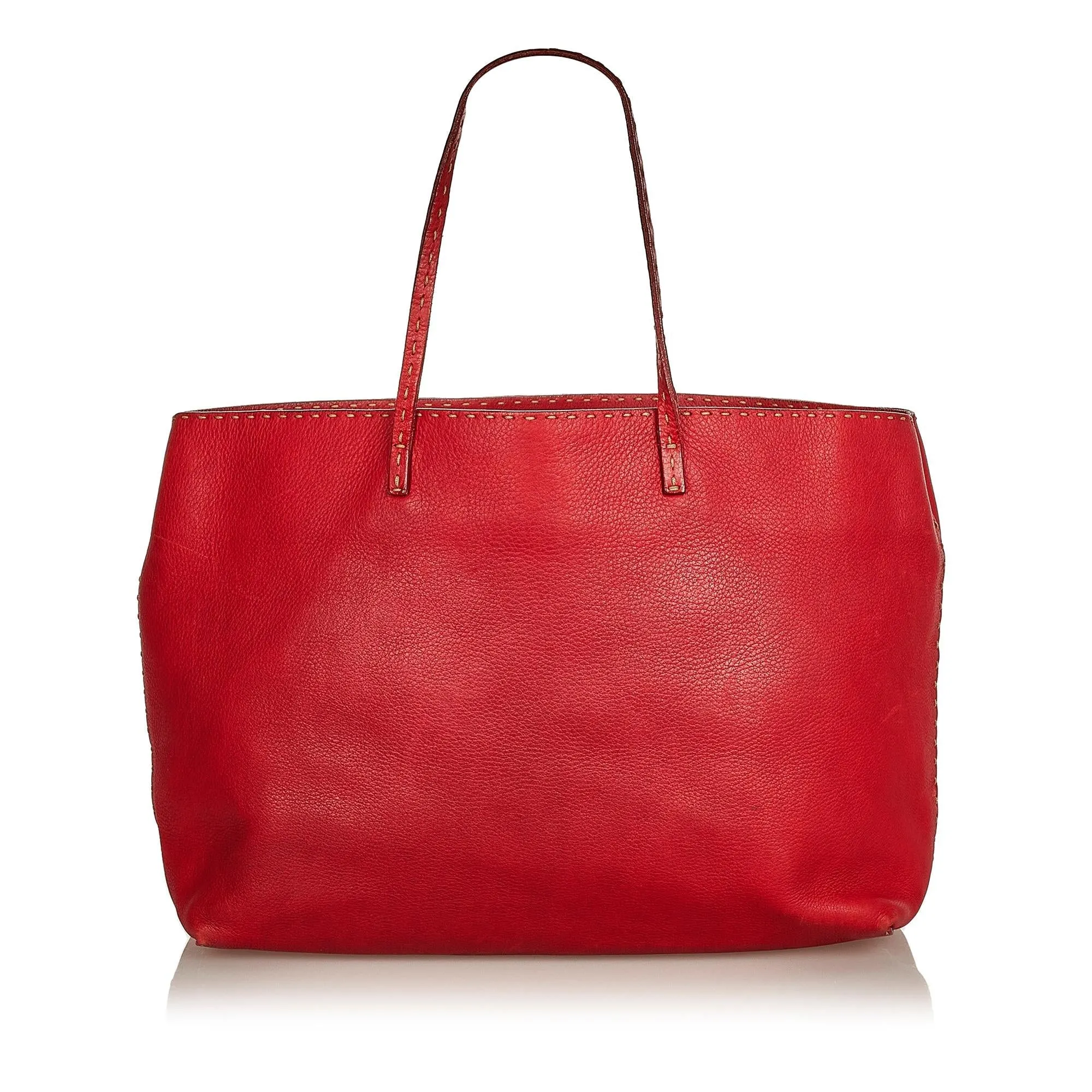 Fendi Selleria Leather Tote Bag (SHG-31700)