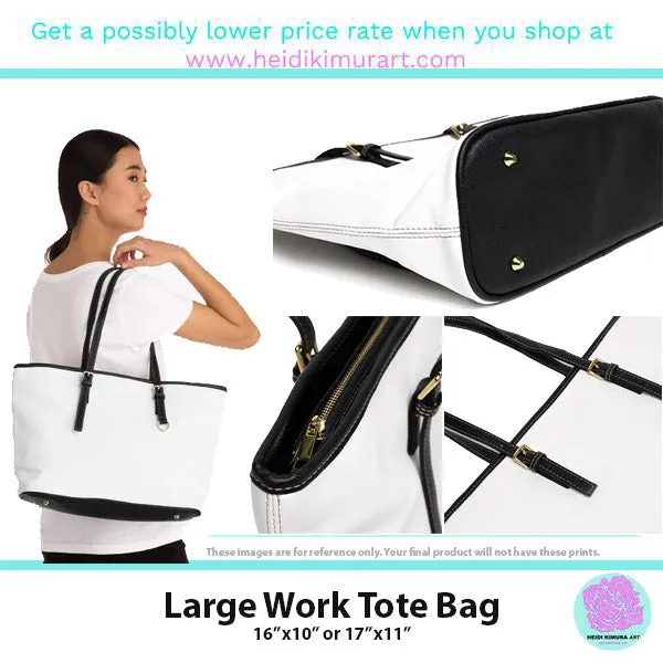 Grey Snake Print Tote Bag, Snake Reptile Python Print Best Designer PU Leather Shoulder Bag