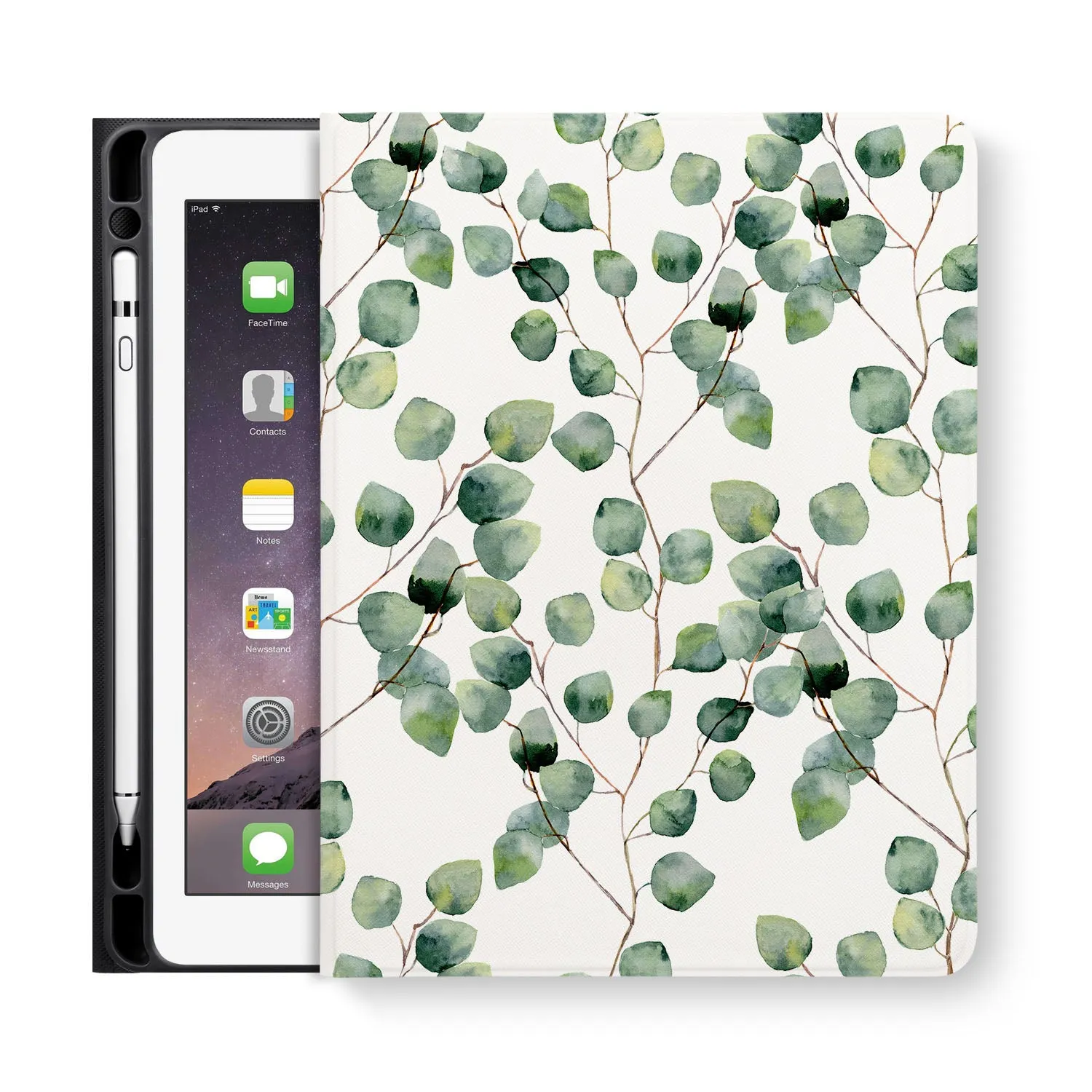 iPad Folio Case - Leaves
