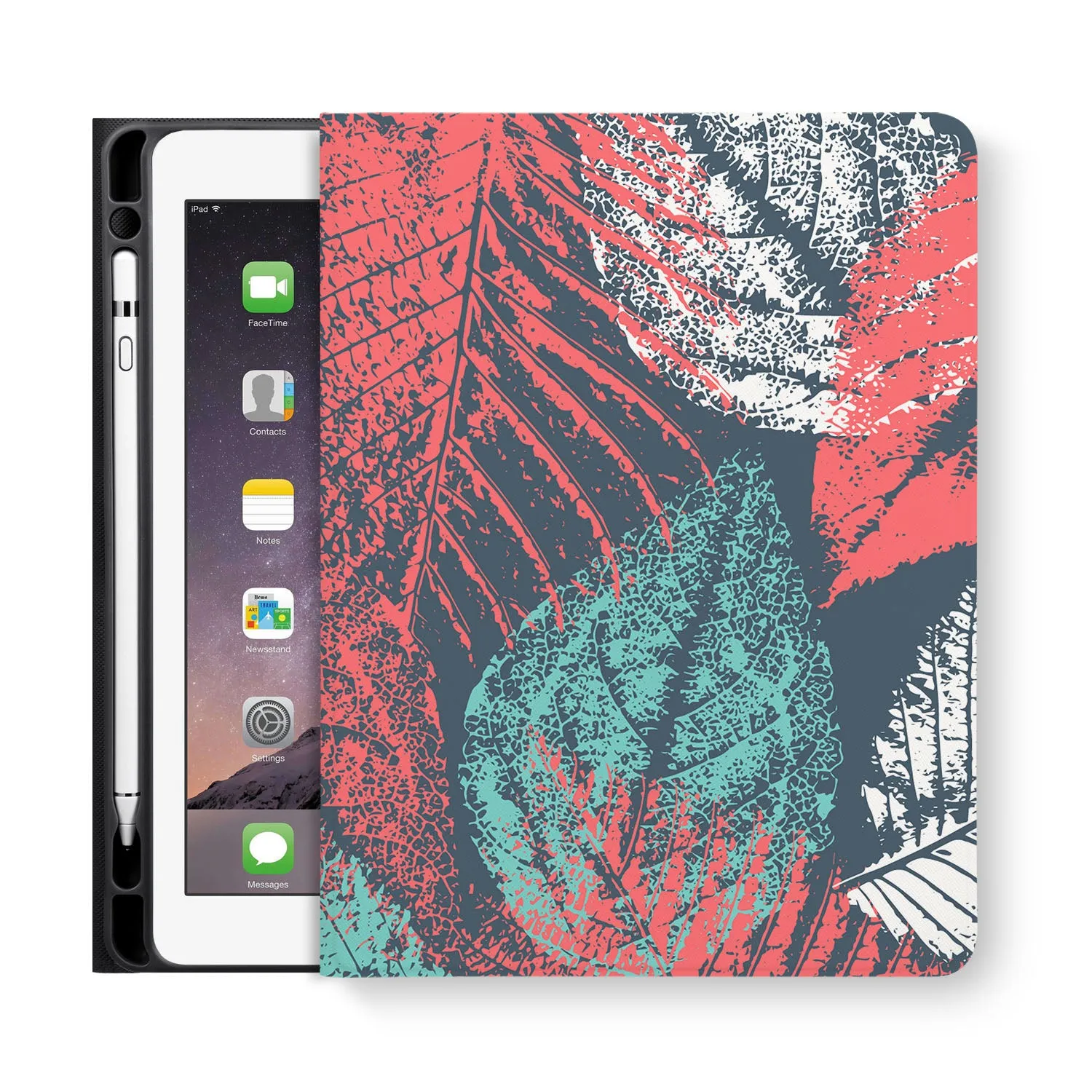 iPad Folio Case - Leaves