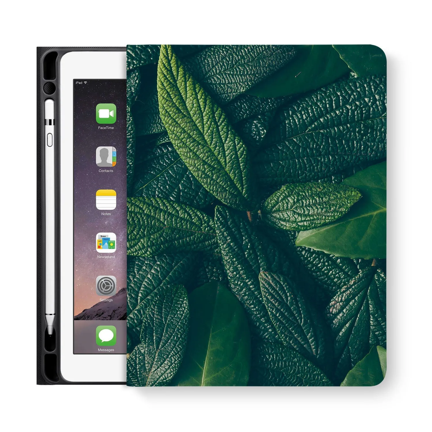 iPad Folio Case - Leaves