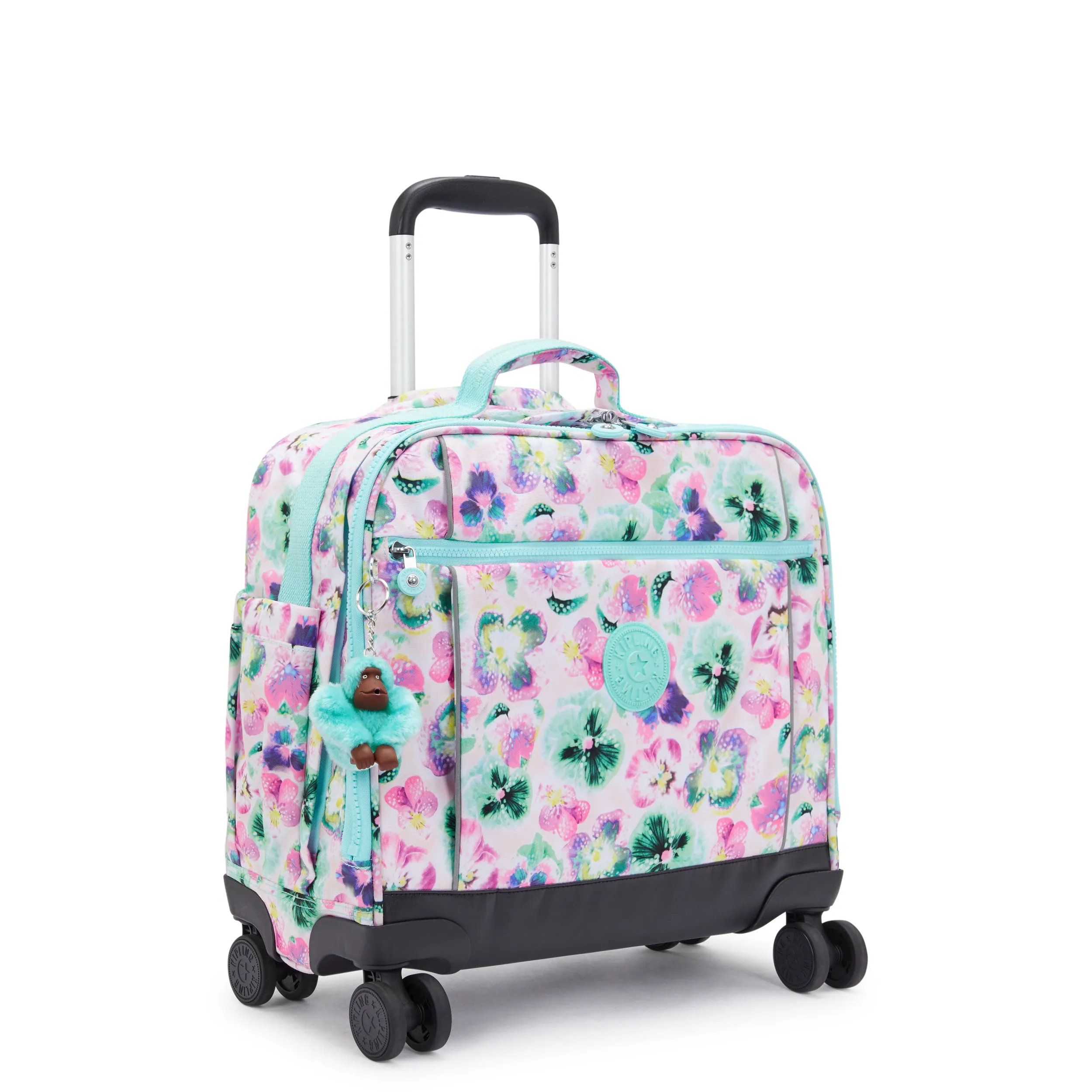 Kipling New Storia Aqua Blossom Large Wheeled Bag C2I4847-7EC