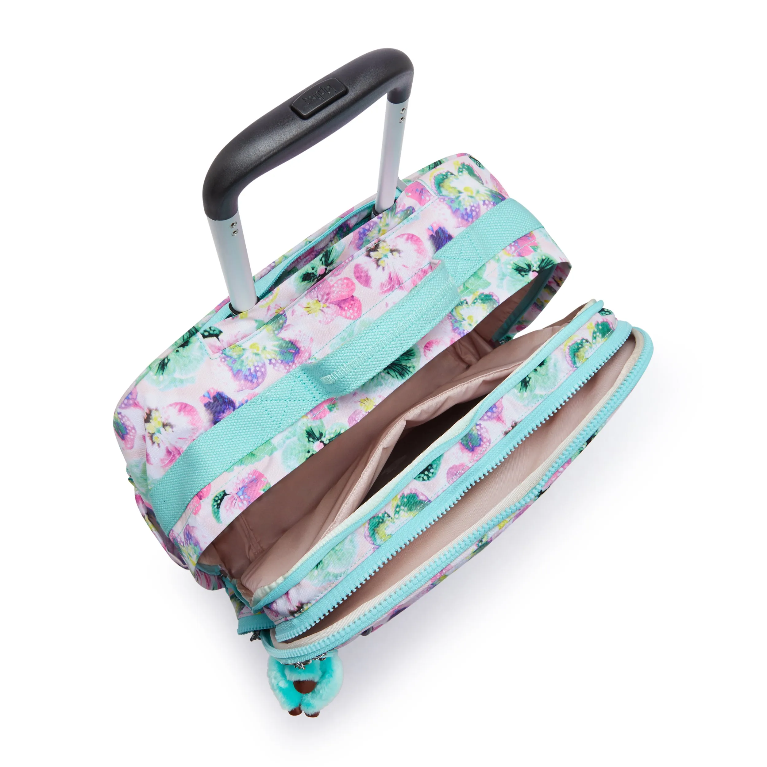 Kipling New Storia Aqua Blossom Large Wheeled Bag C2I4847-7EC