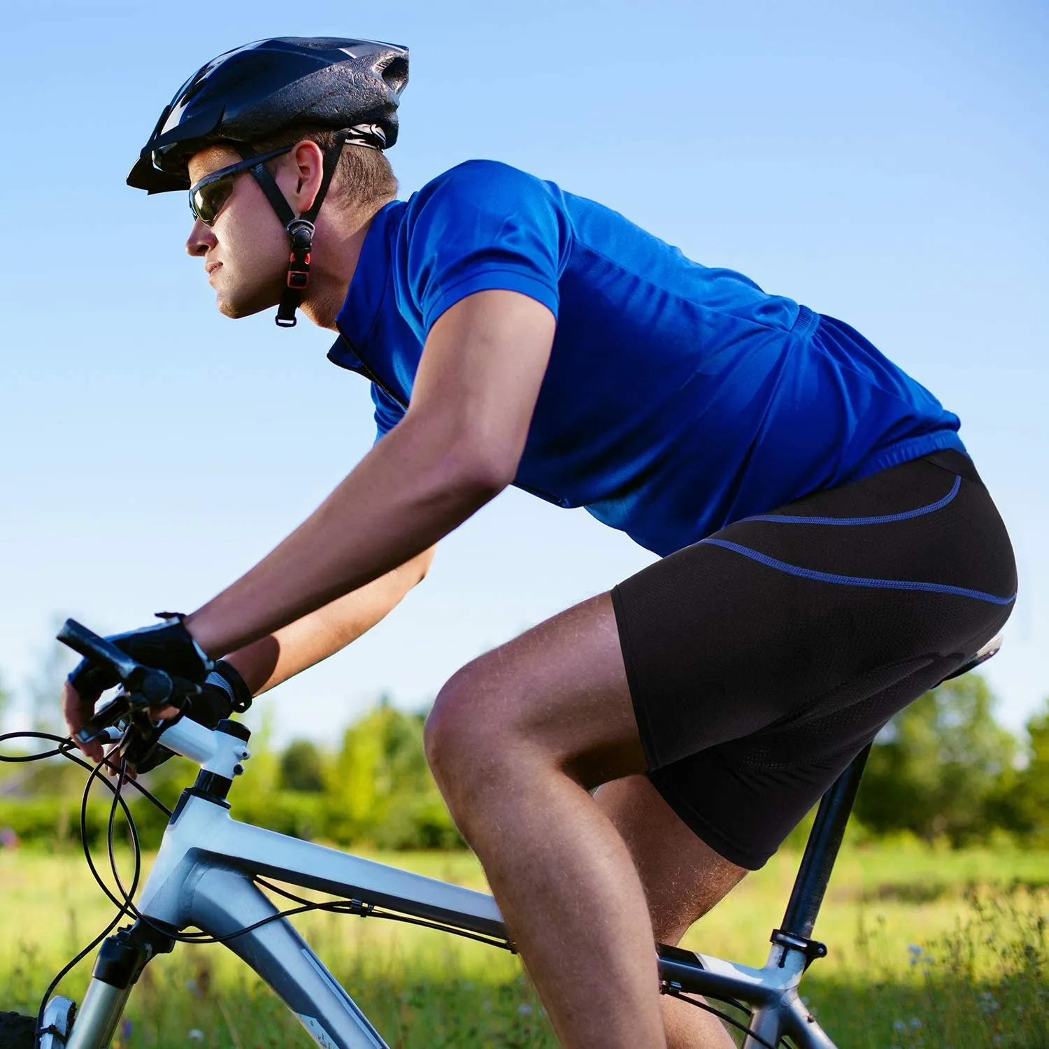 KUYOU 4D Padded Cycling Shorts