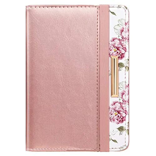 Passport Holder Cover Travel RFID Blocking Passport Cover Cute Slim Passport Wallet with Elastic Band for Women
