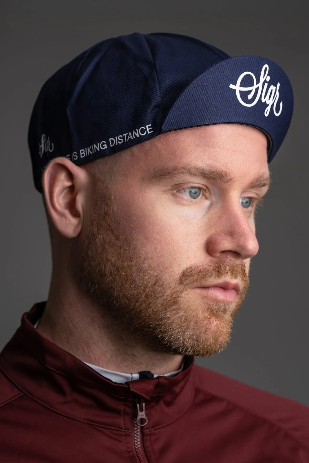 Pilfink Dark Blue Cycling Cap