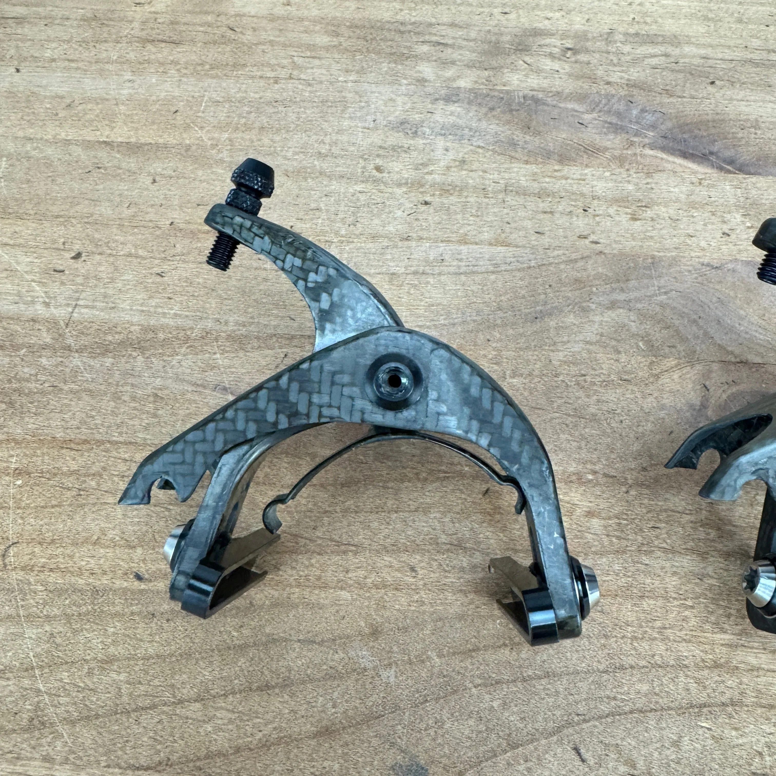 Rare! ax-lightness Orion SL Carbon Center-Mount Rim Brake Calipers 105 Grams!