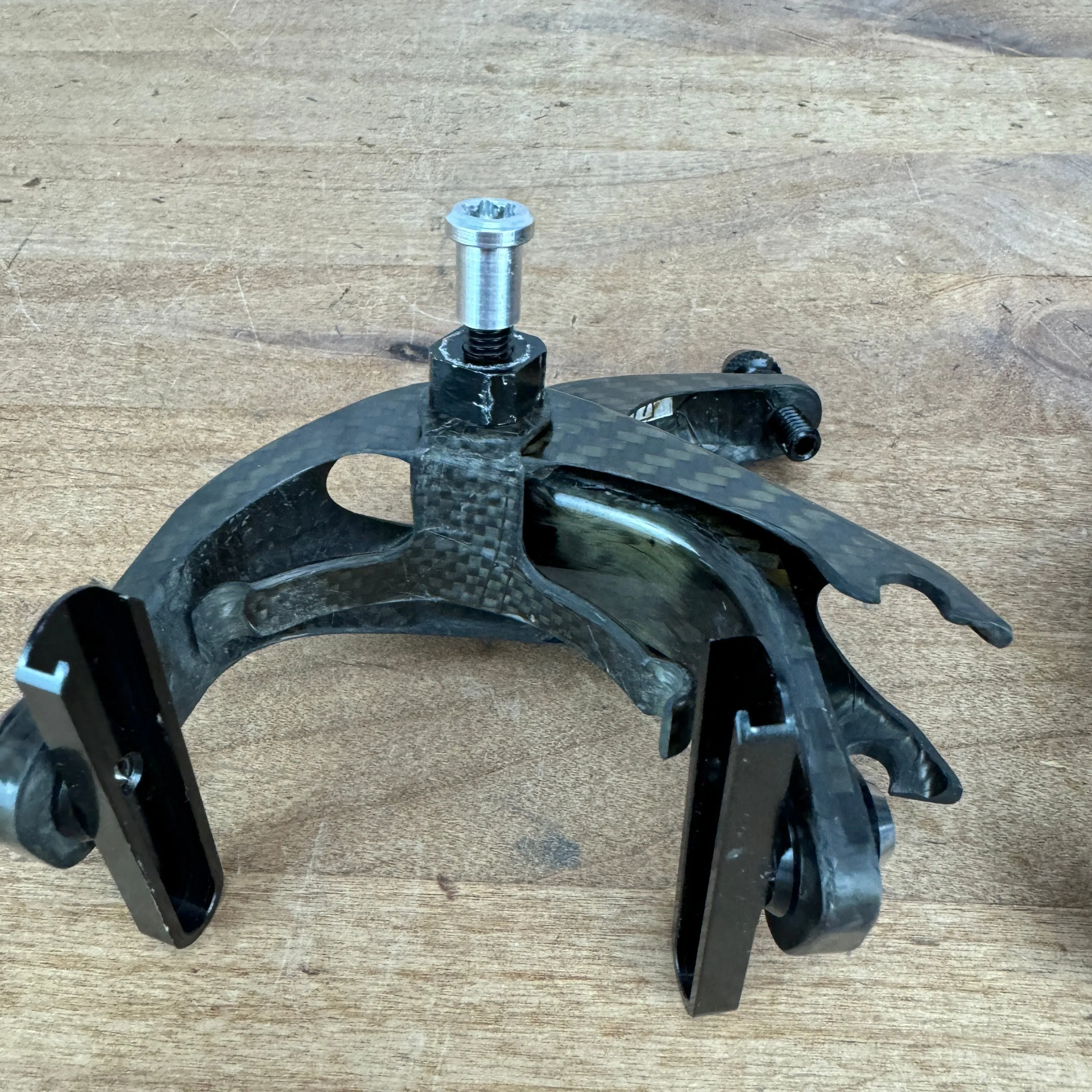 Rare! ax-lightness Orion SL Carbon Center-Mount Rim Brake Calipers 105 Grams!