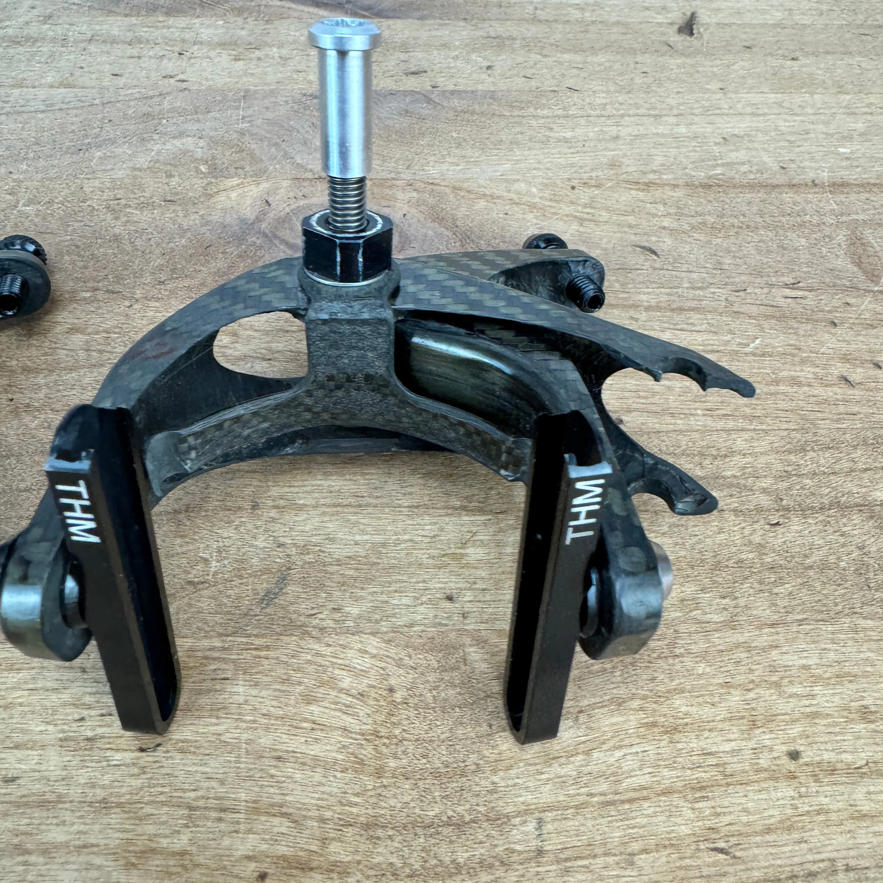 Rare! ax-lightness Orion SL Carbon Center-Mount Rim Brake Calipers 105 Grams!