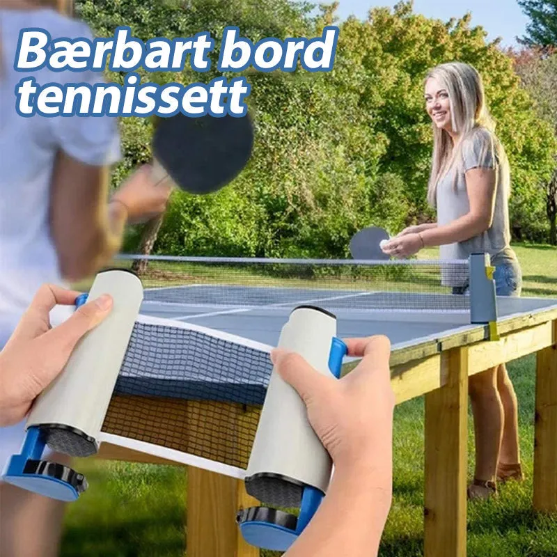 Retractable table tennis net - play anywhere