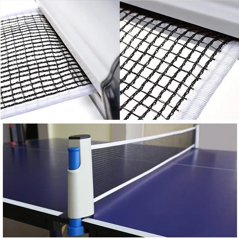 Retractable table tennis net - play anywhere