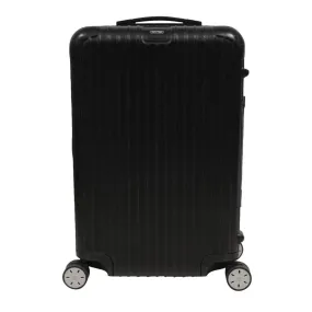 Salsa Air Cabin Suitcase Polycarbonate Black Travel Luggage 360 Degree