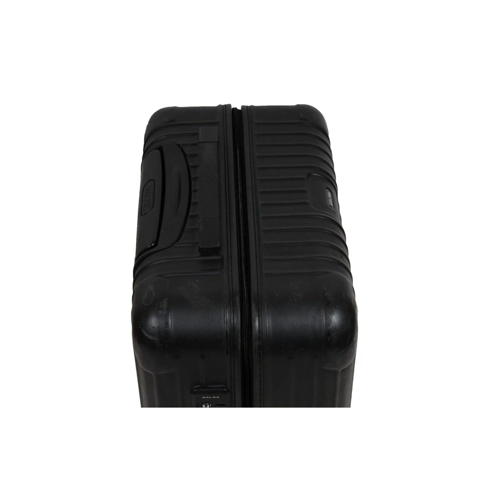 Salsa Air Cabin Suitcase Polycarbonate Black Travel Luggage 360 Degree