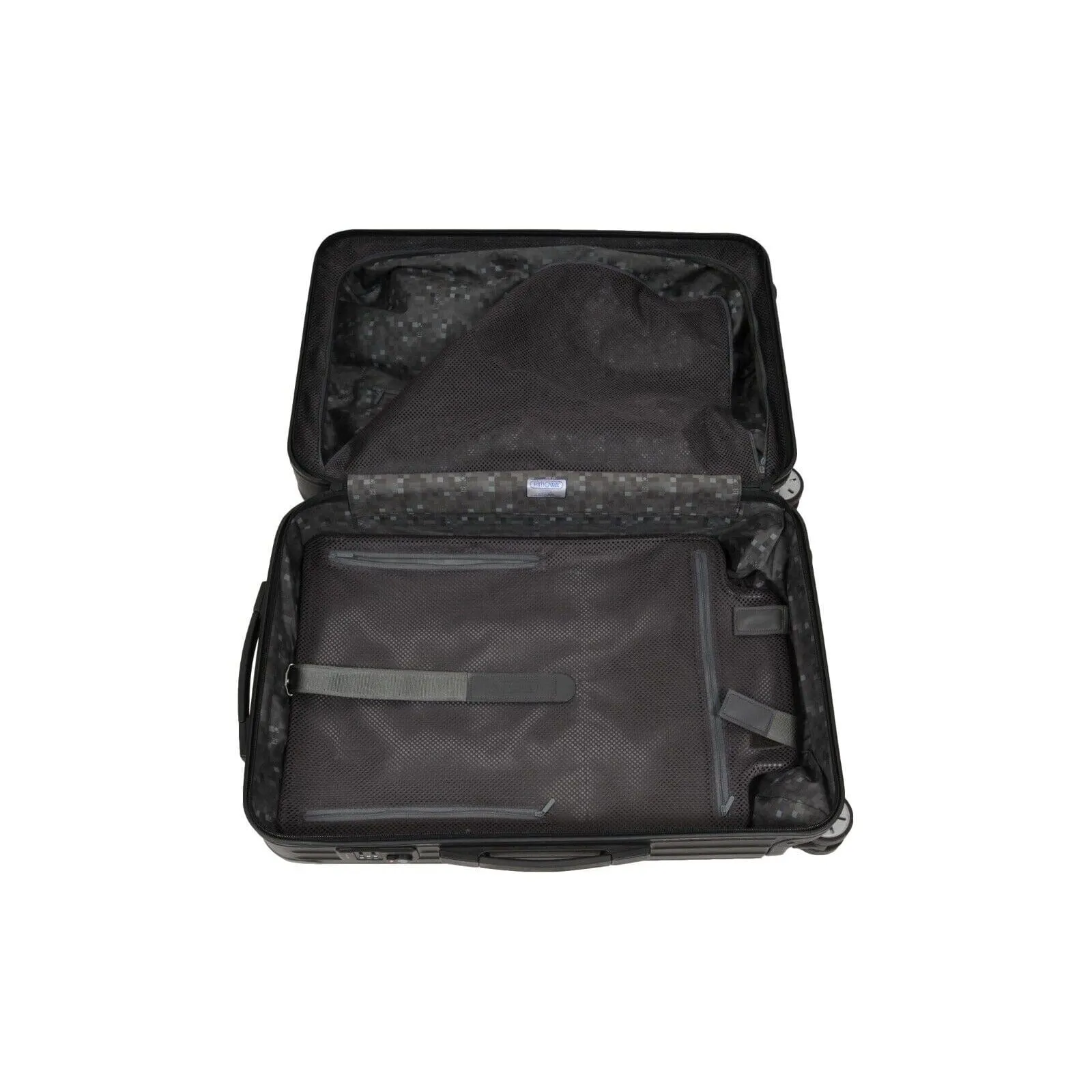 Salsa Air Cabin Suitcase Polycarbonate Black Travel Luggage 360 Degree