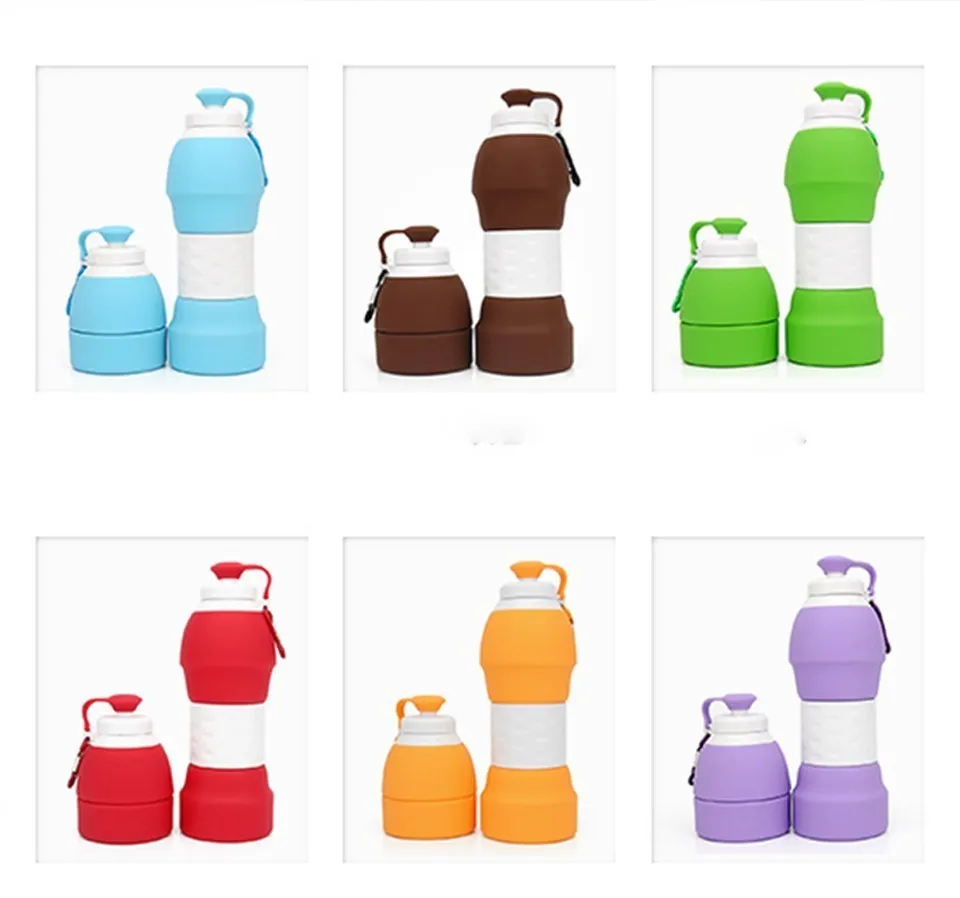 Shaker Silicone Water Bottle