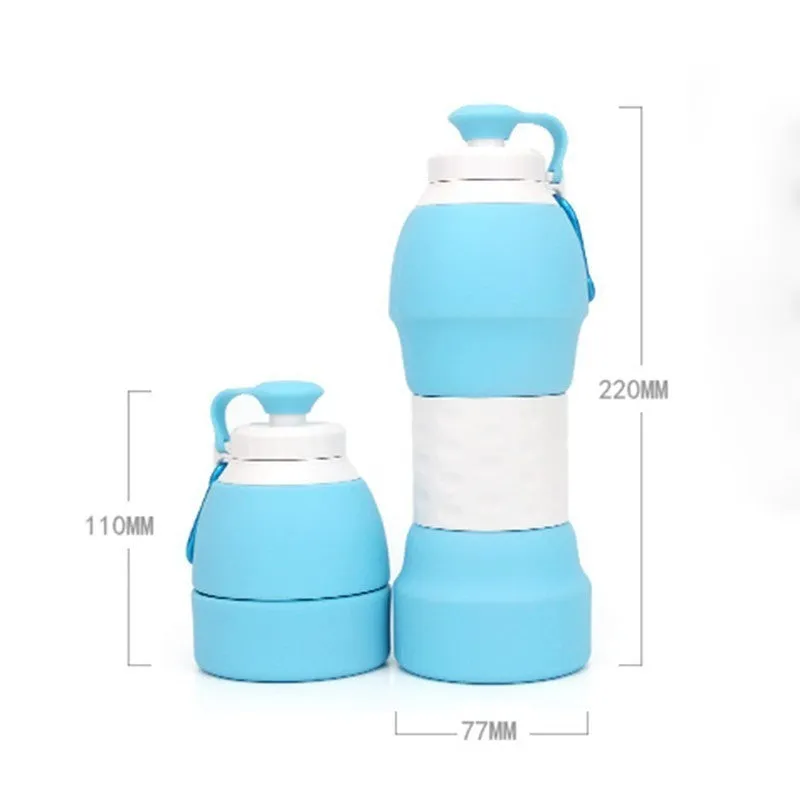 Shaker Silicone Water Bottle