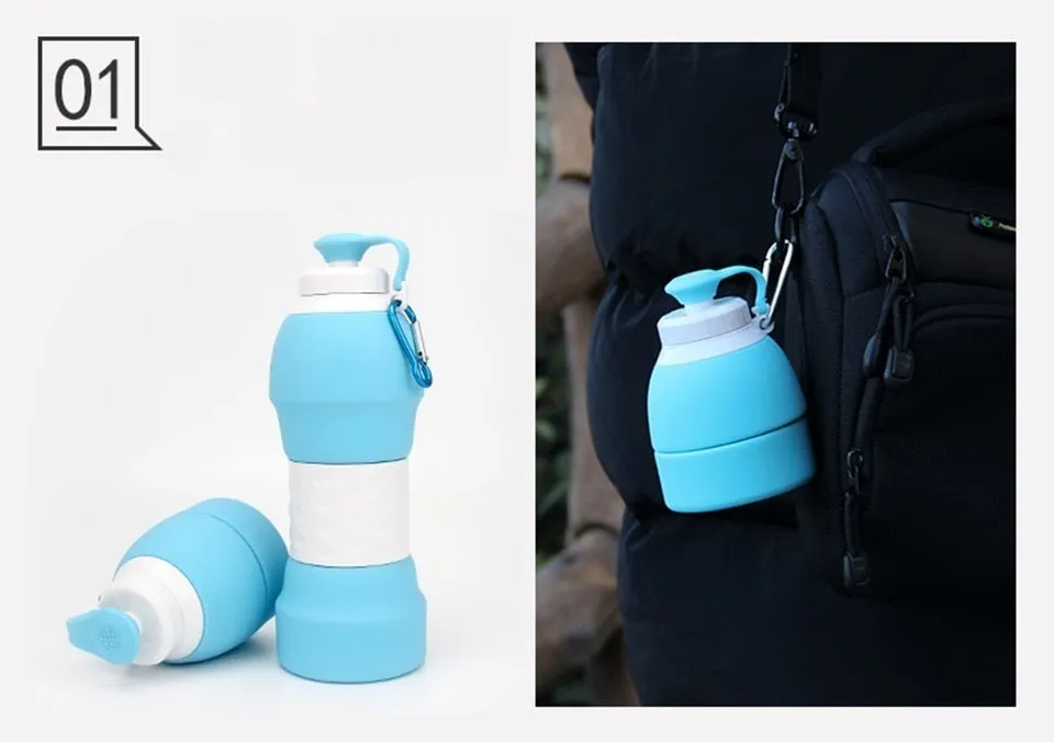 Shaker Silicone Water Bottle