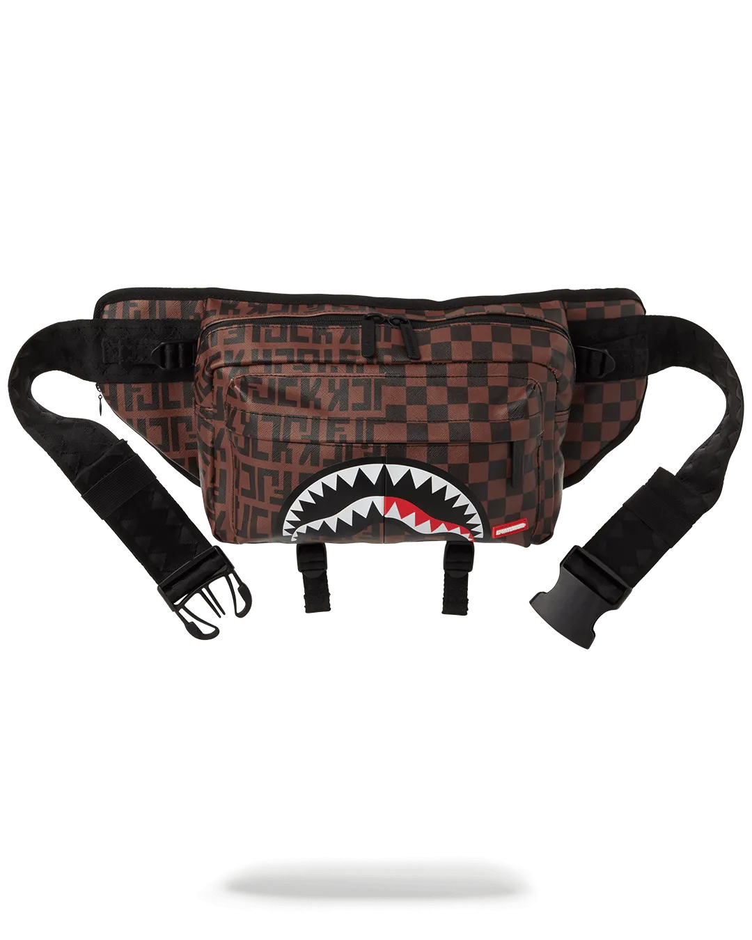 Split Checkered Doubleside Crossbody