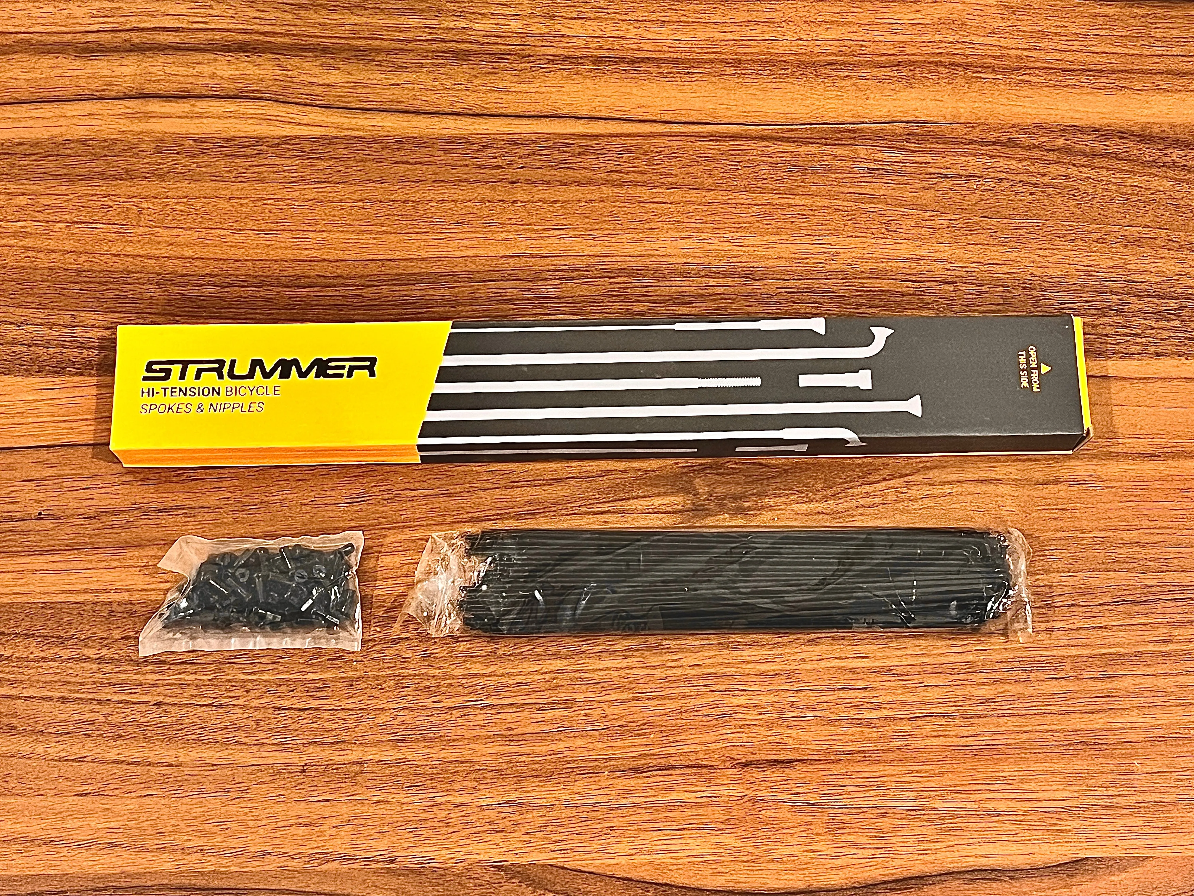 Strummer J-Bend Stainless Steel 14G Spokes (1 Grosses, 144 Pcs)