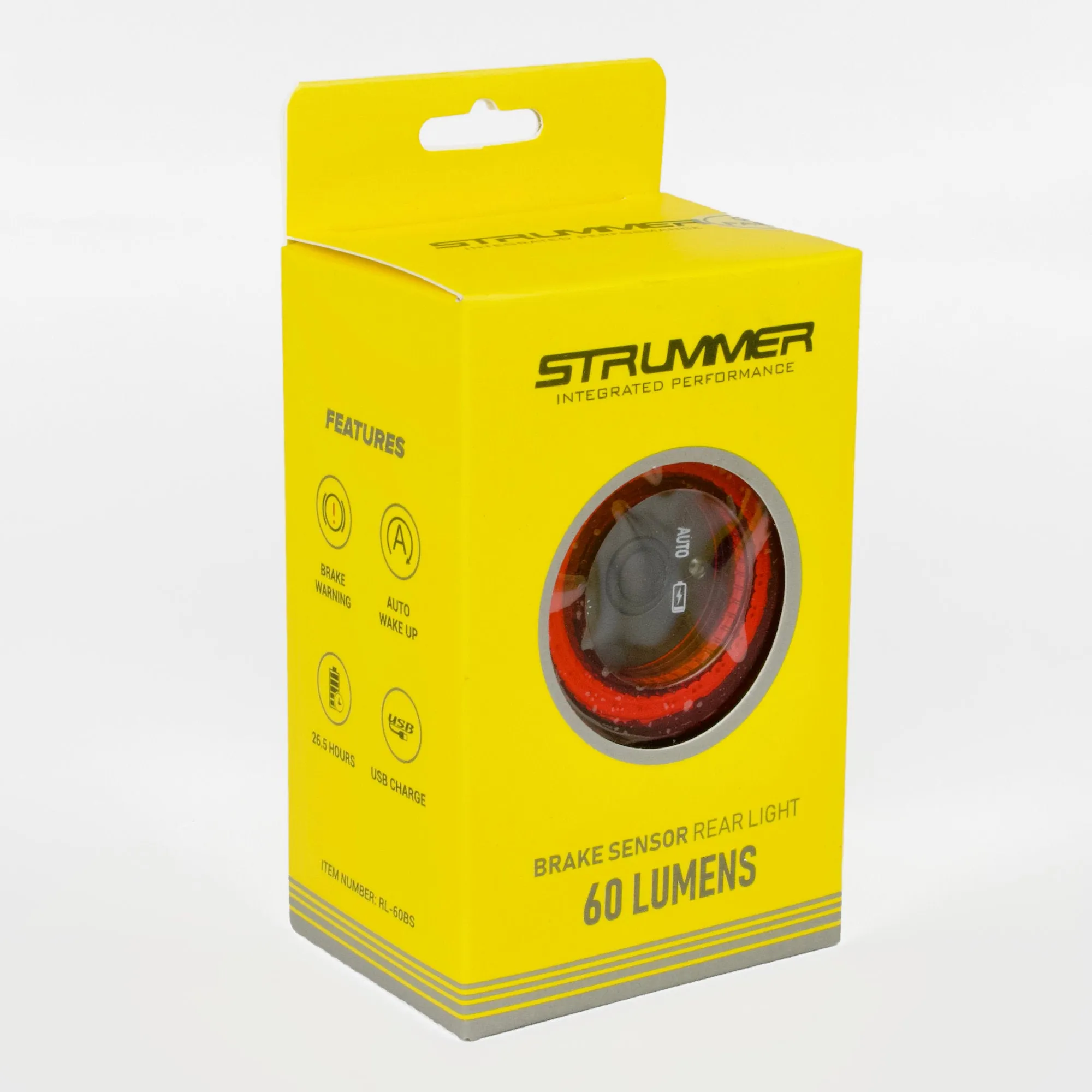 Strummer RL-60BS Smart Rear Light (with Brake Sensor & Auto Wake Up)