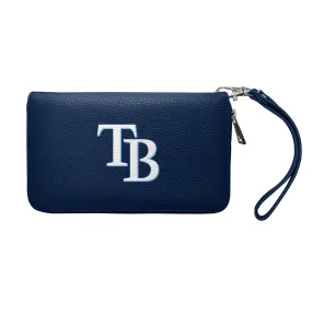 Tampa Bay Rays Zip Organizer Wallet Pebble