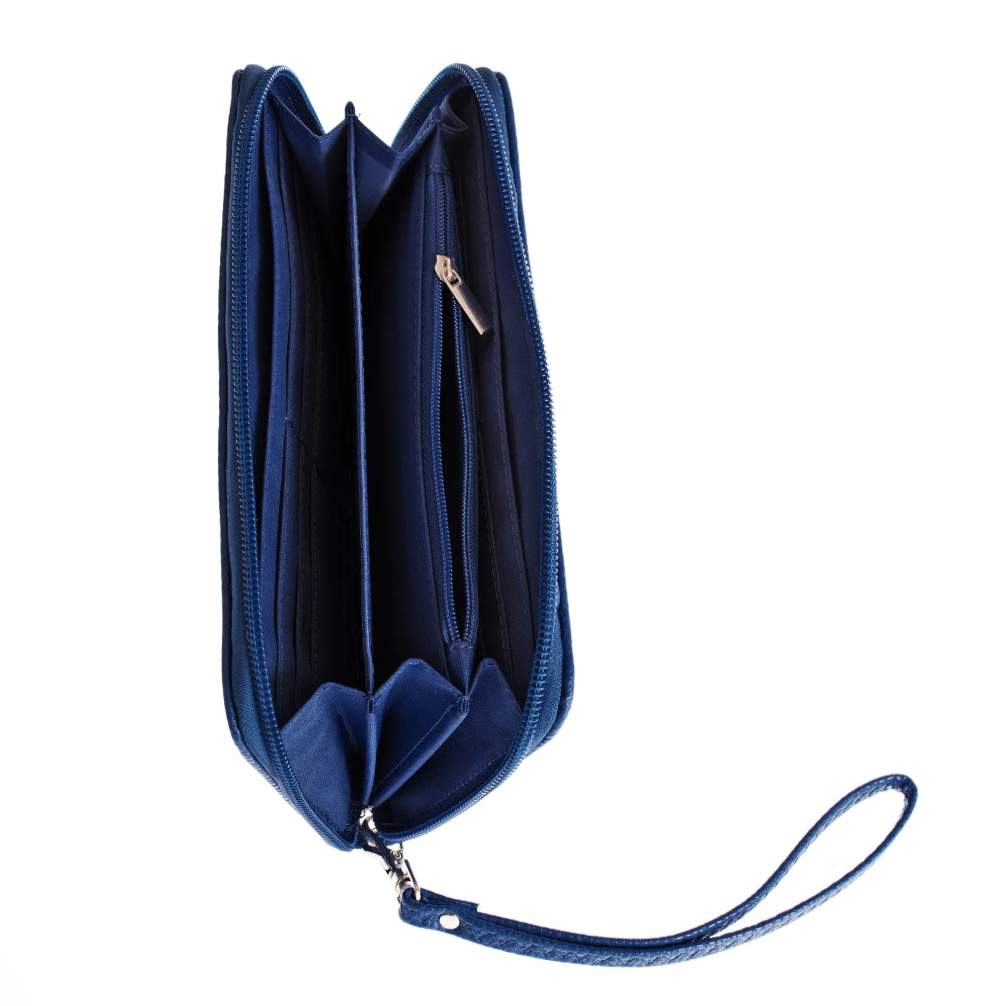 Tampa Bay Rays Zip Organizer Wallet Pebble