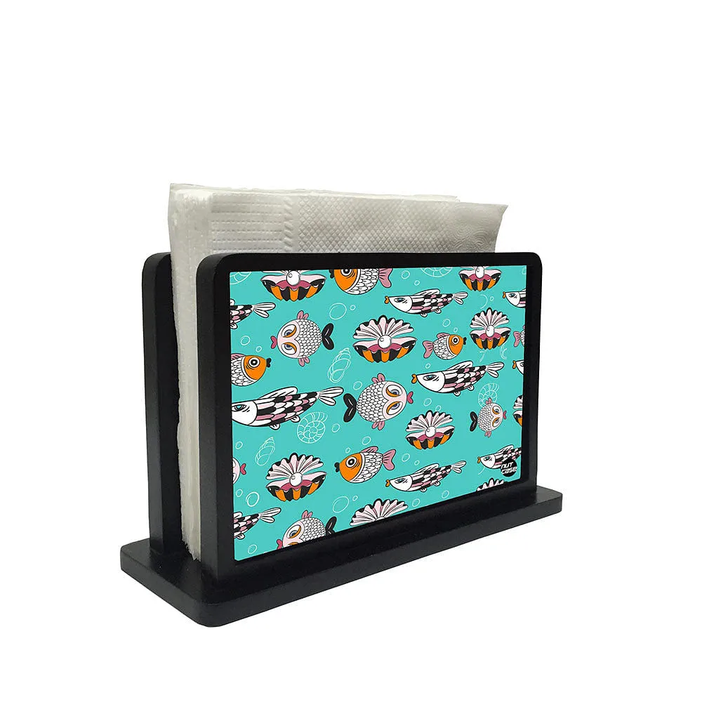 Tissue Holder Paper Napkin Stand - Beautiful Fishes