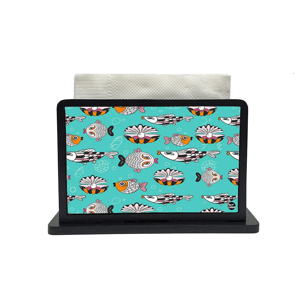 Tissue Holder Paper Napkin Stand - Beautiful Fishes