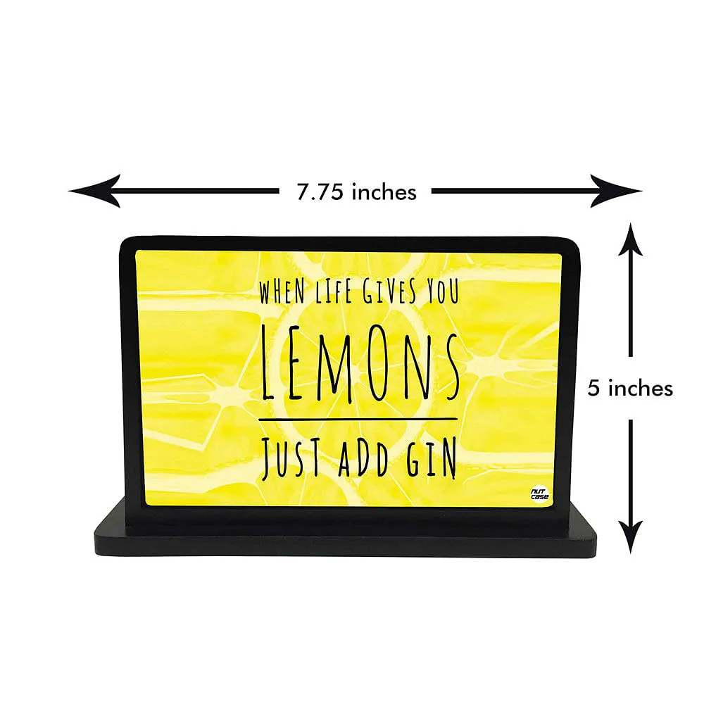 Tissue Holder Paper Napkin Stand - Lemons