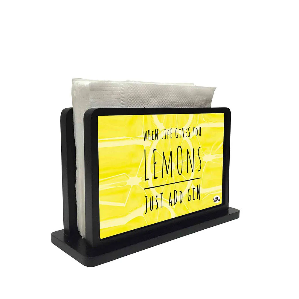 Tissue Holder Paper Napkin Stand - Lemons