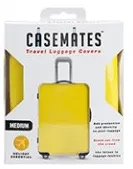 Travel suitcase cover - Medium - perfect for ensuring your luggage stands out! -Yellow