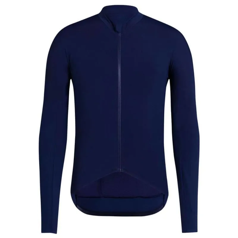 Unisex Solid Color Long Sleeve Cycling Jersey