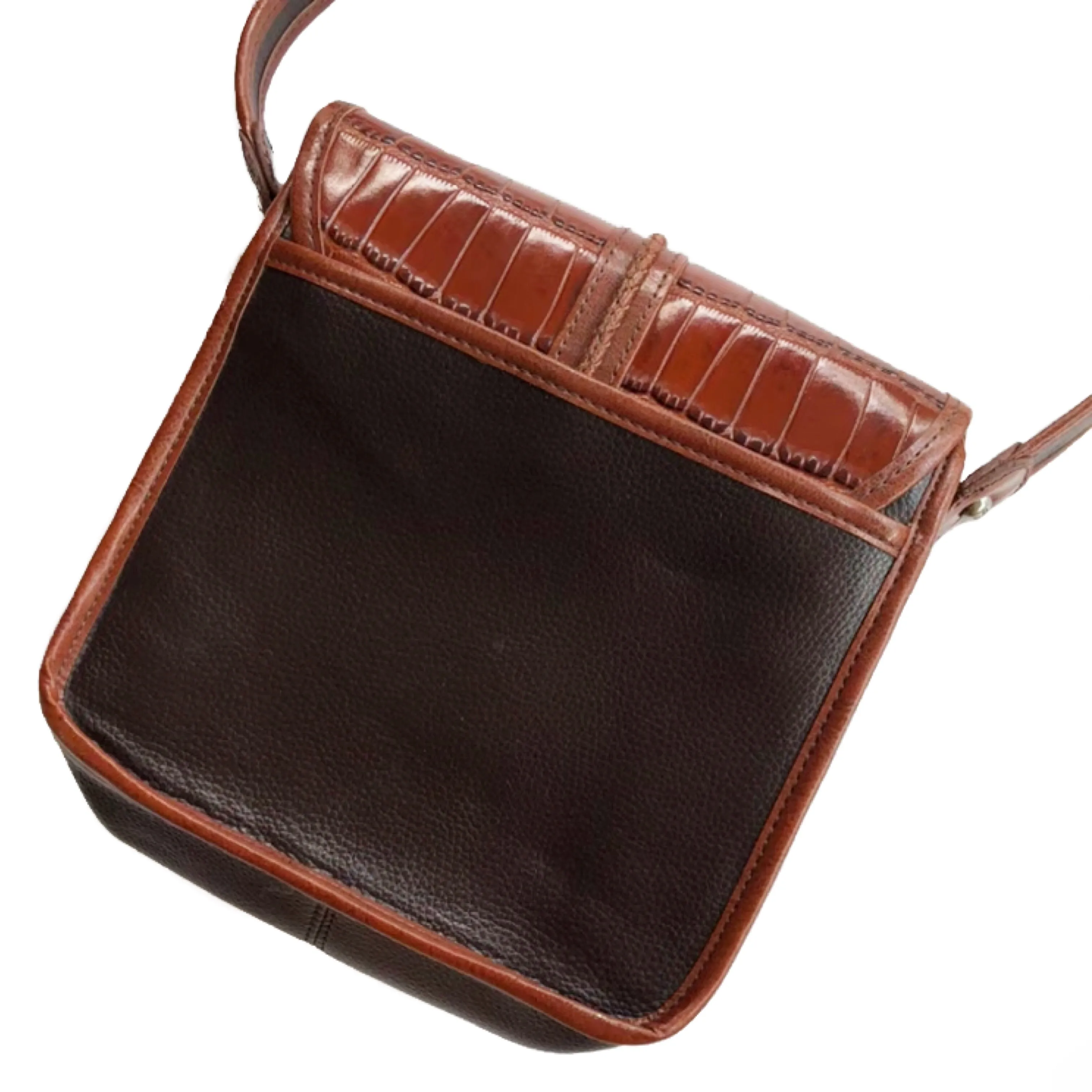 VINTAGE CROC WESTERN CROSSBODY BAG