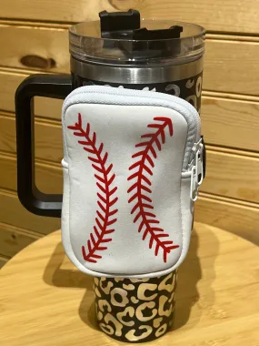 Water Bottle Pouch - Baseball