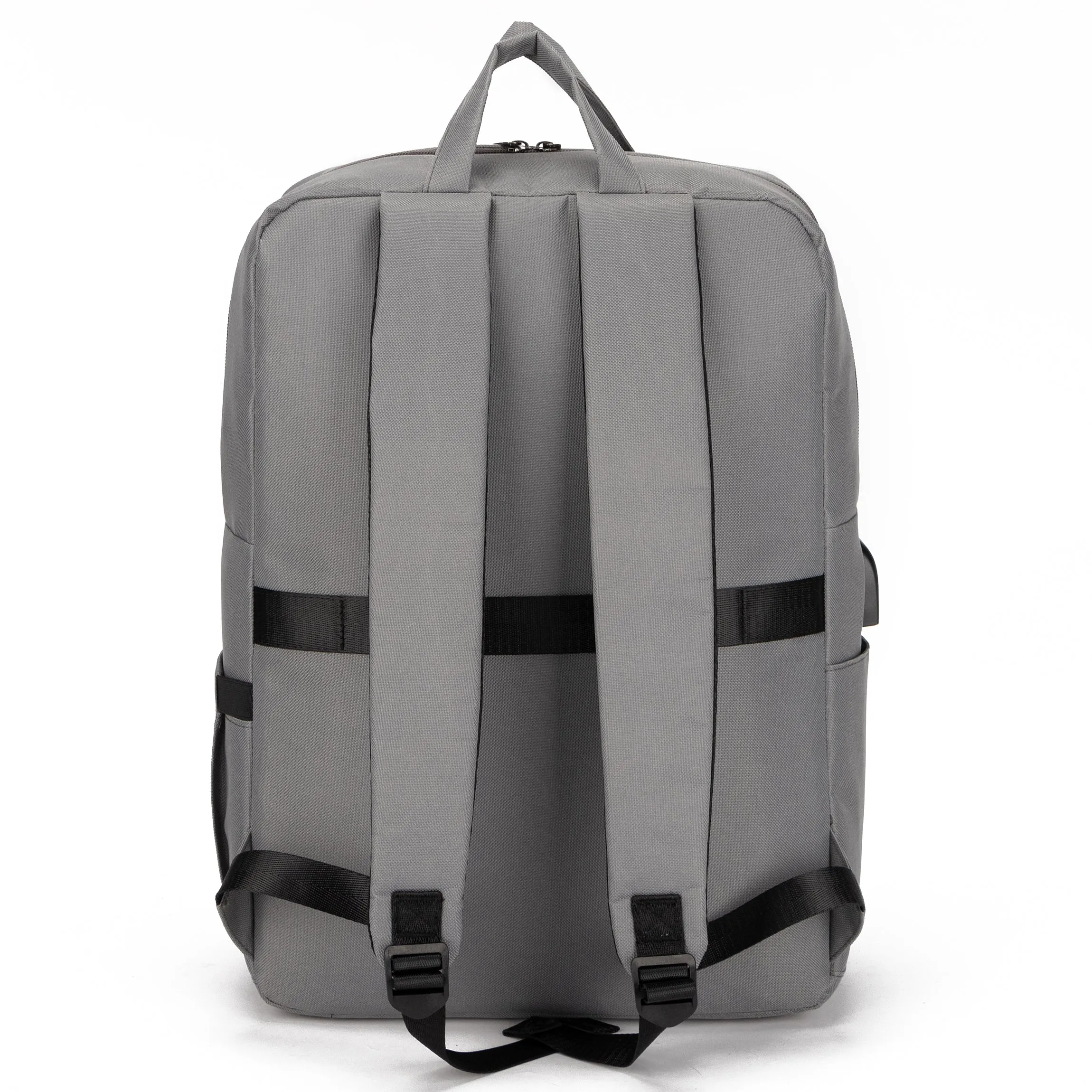 Wisdom Business Travel Slim Durable Laptop Backpack USB Charging Port, Fits 17" Laptop Notebook
